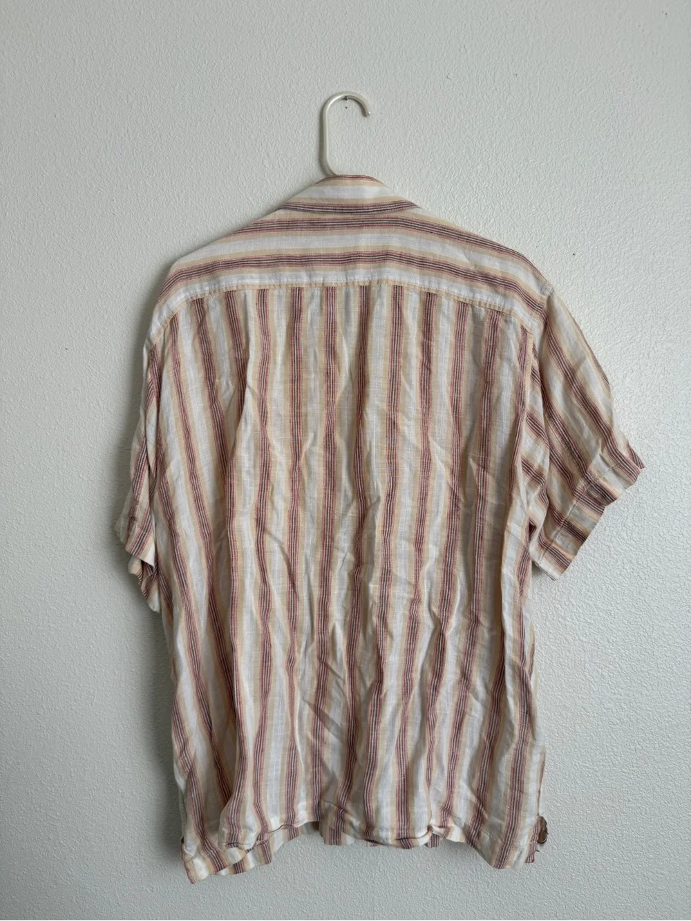 Banana Republic short sleeve linens shirt. Mens size large